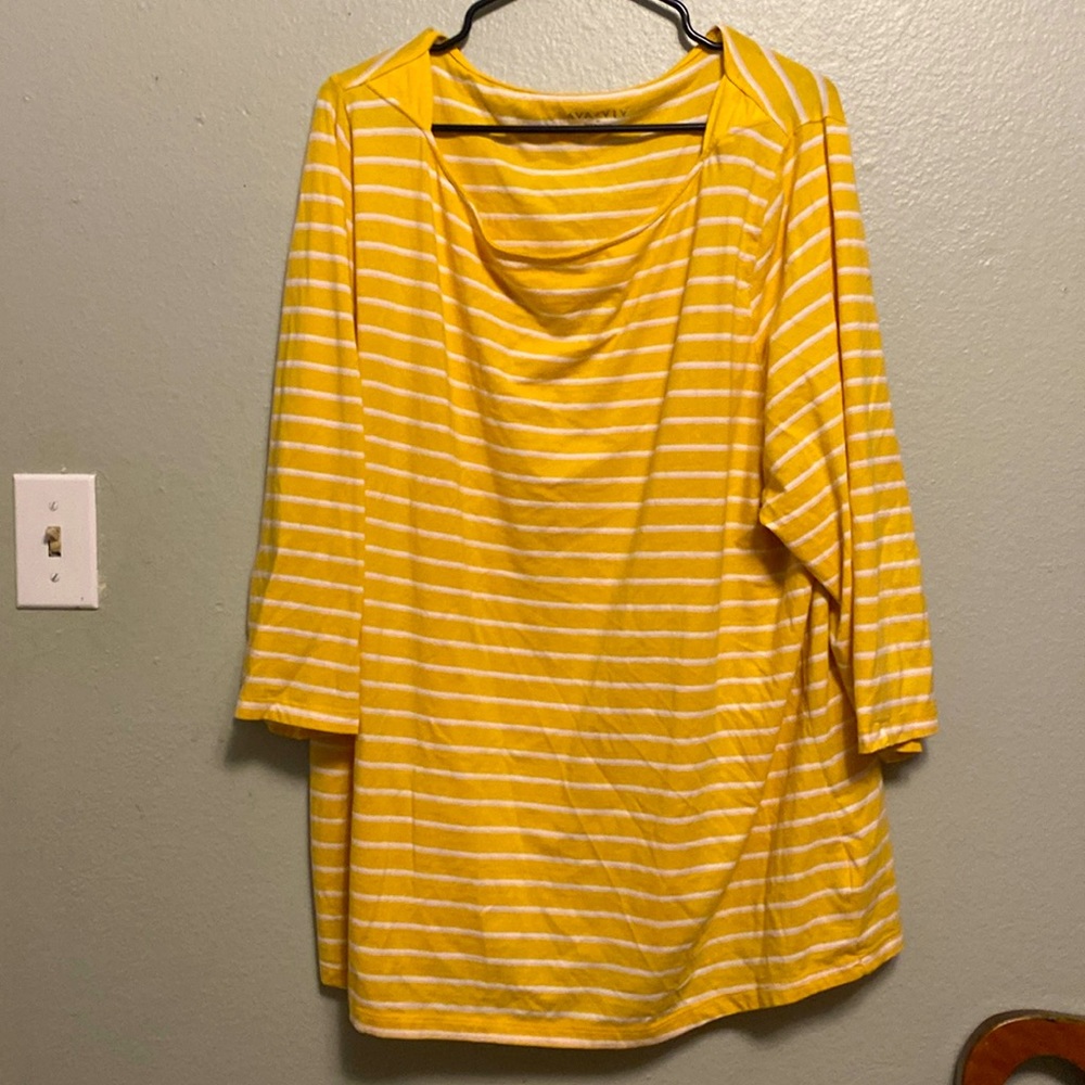 AVA & VIV striped shirt